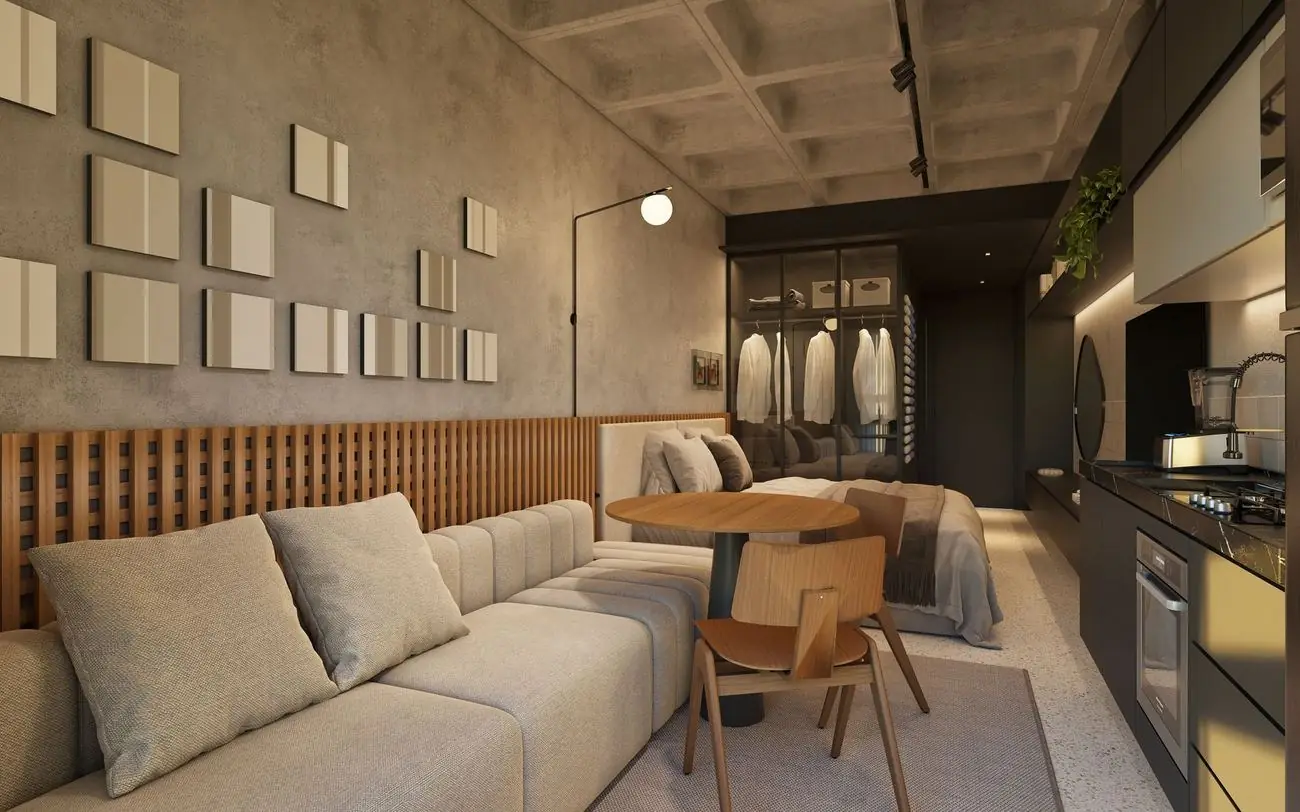 Studio decorado